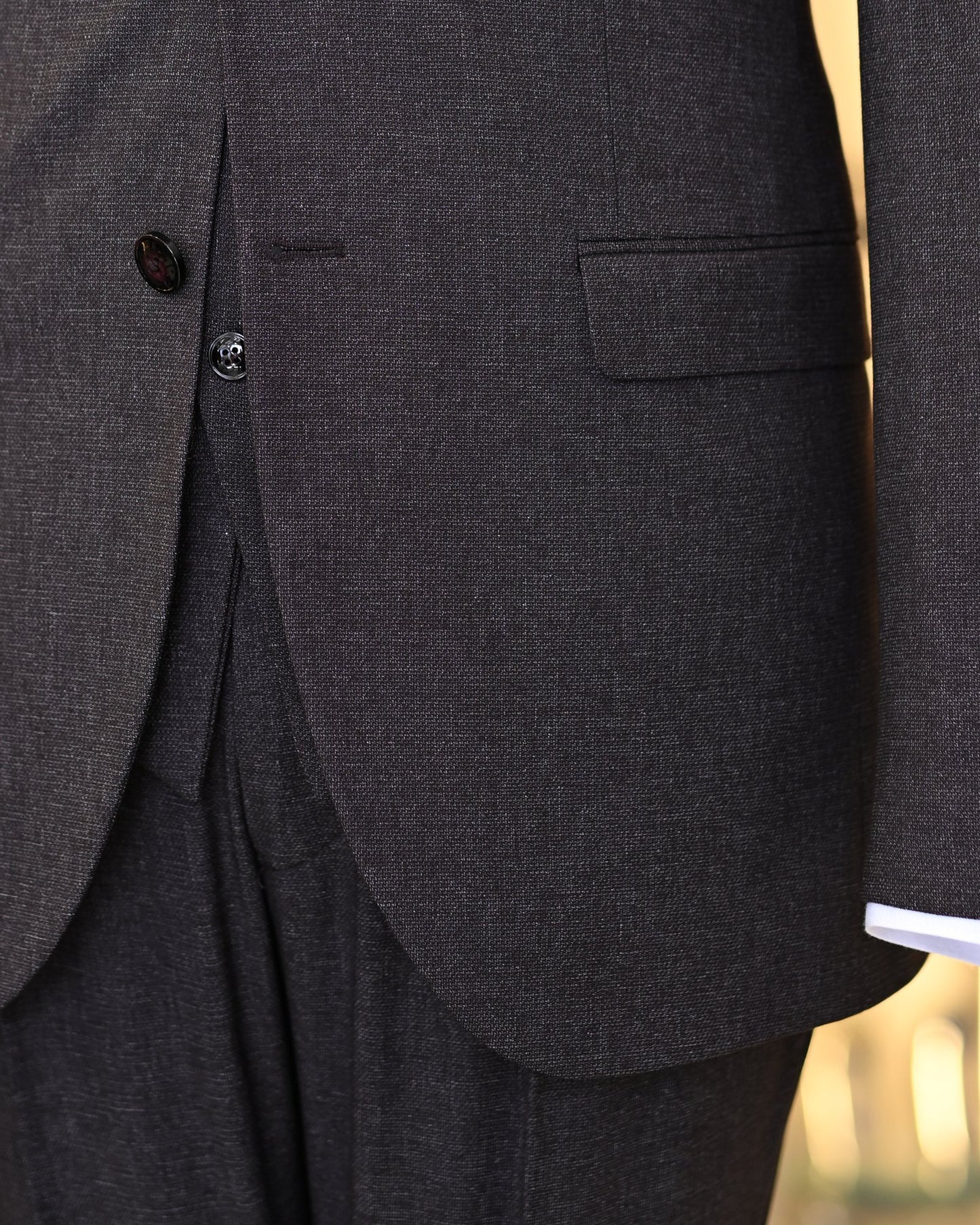 Grayson Merlot Houndstooth Slim Fit Suit