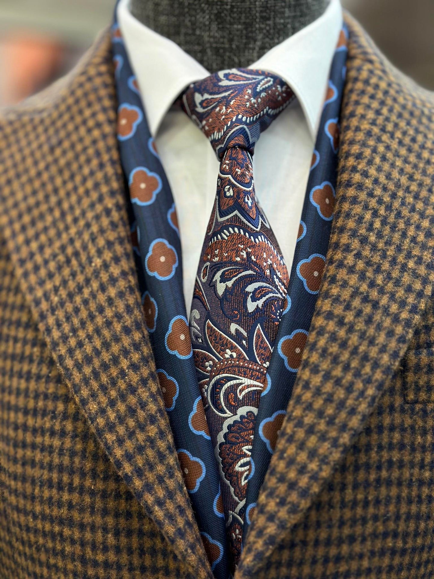 Wool-Blend Felt Overcoat