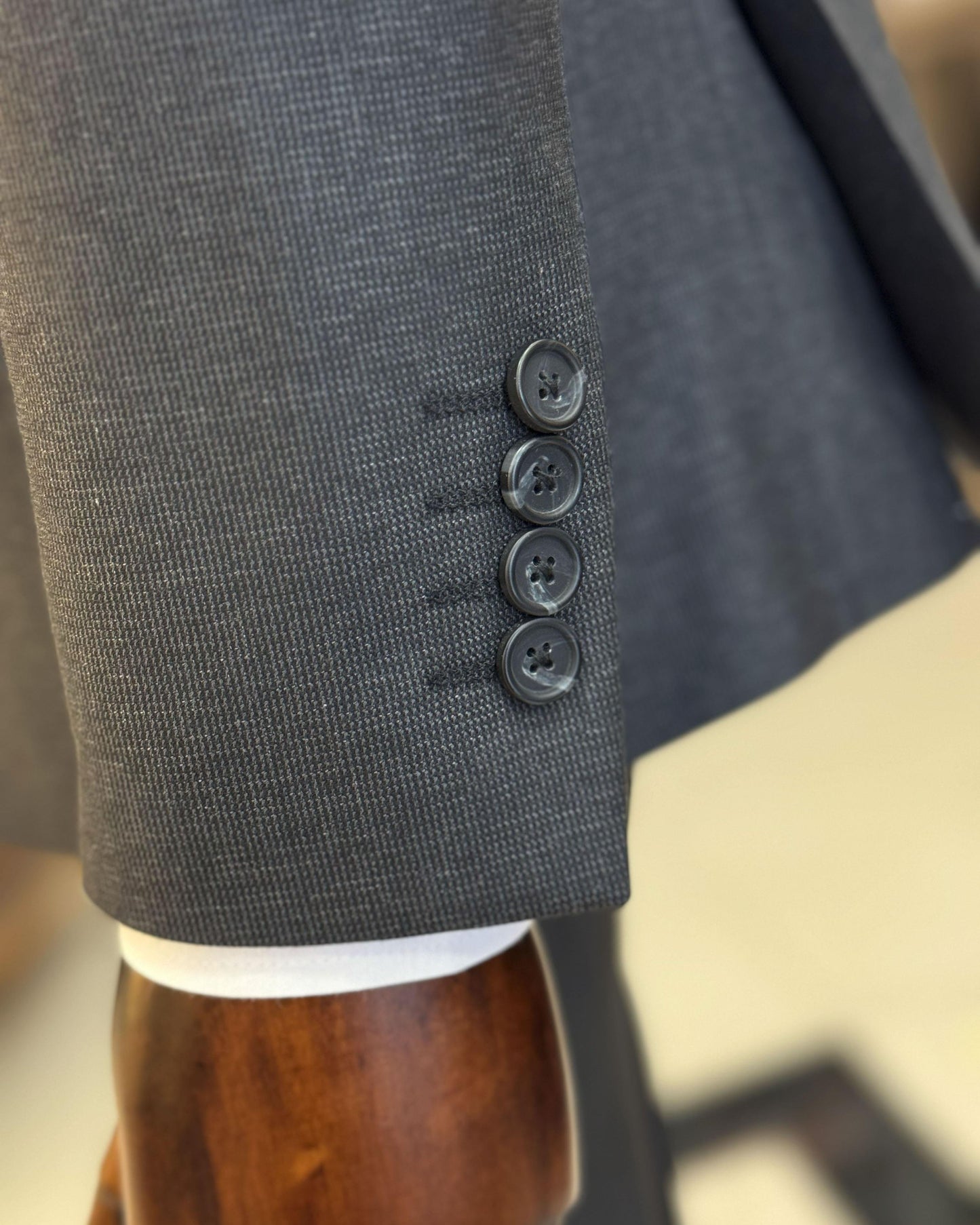 Dorian Anthracite Solid Slim Fit Suit