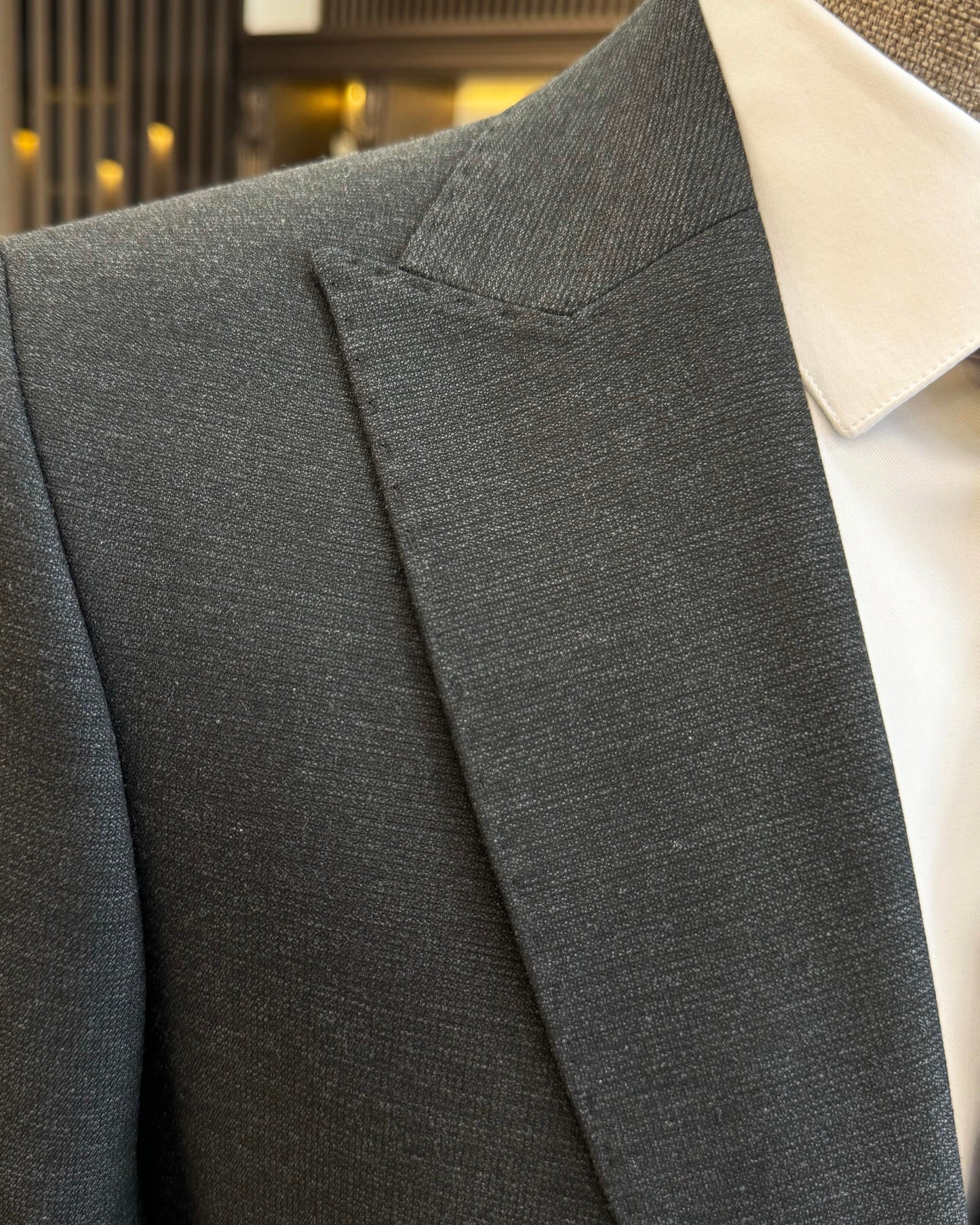Julius Gray Nailhead Slim Fit Suit
