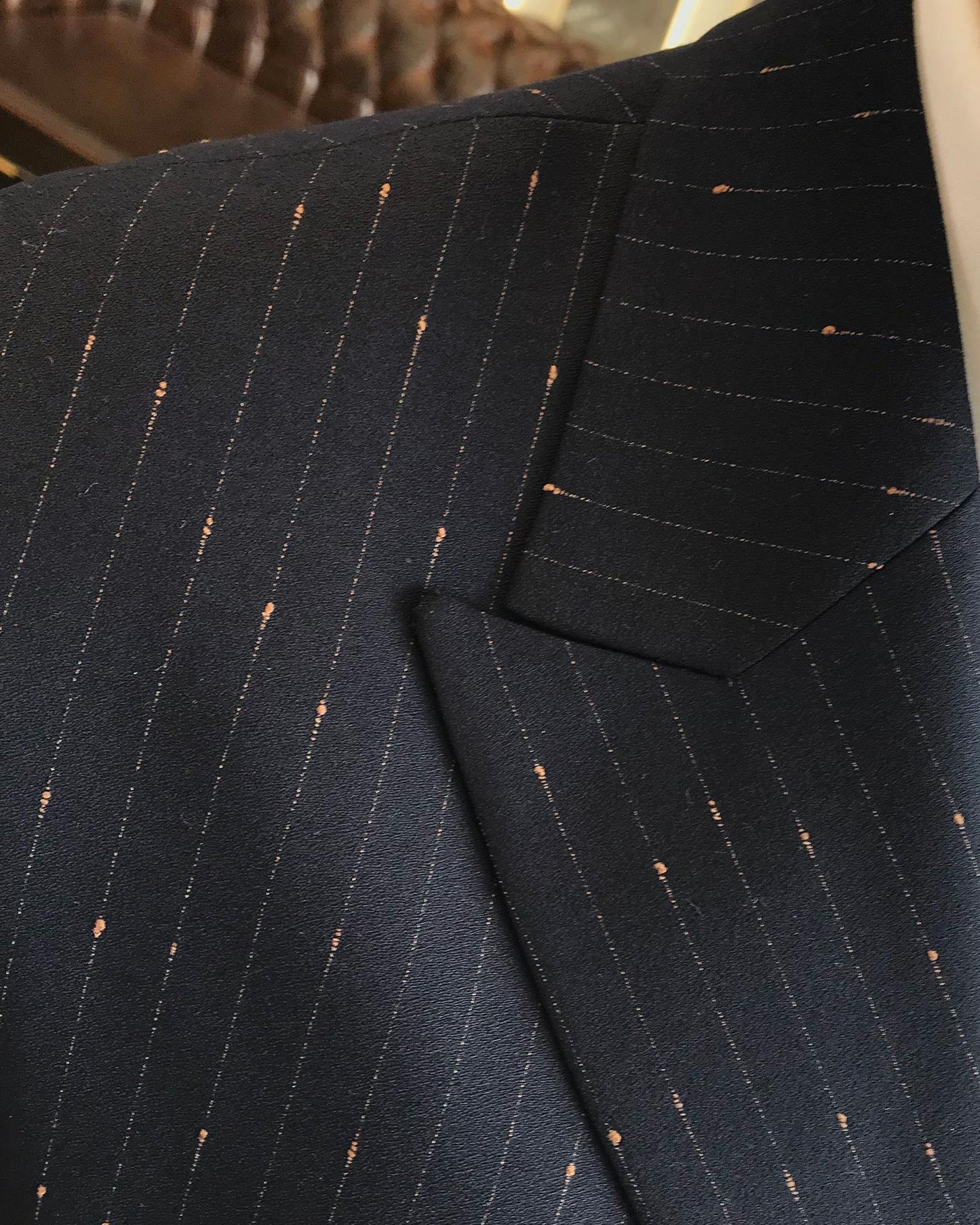 Kasimir Blue Striped Double-Breasted Suit