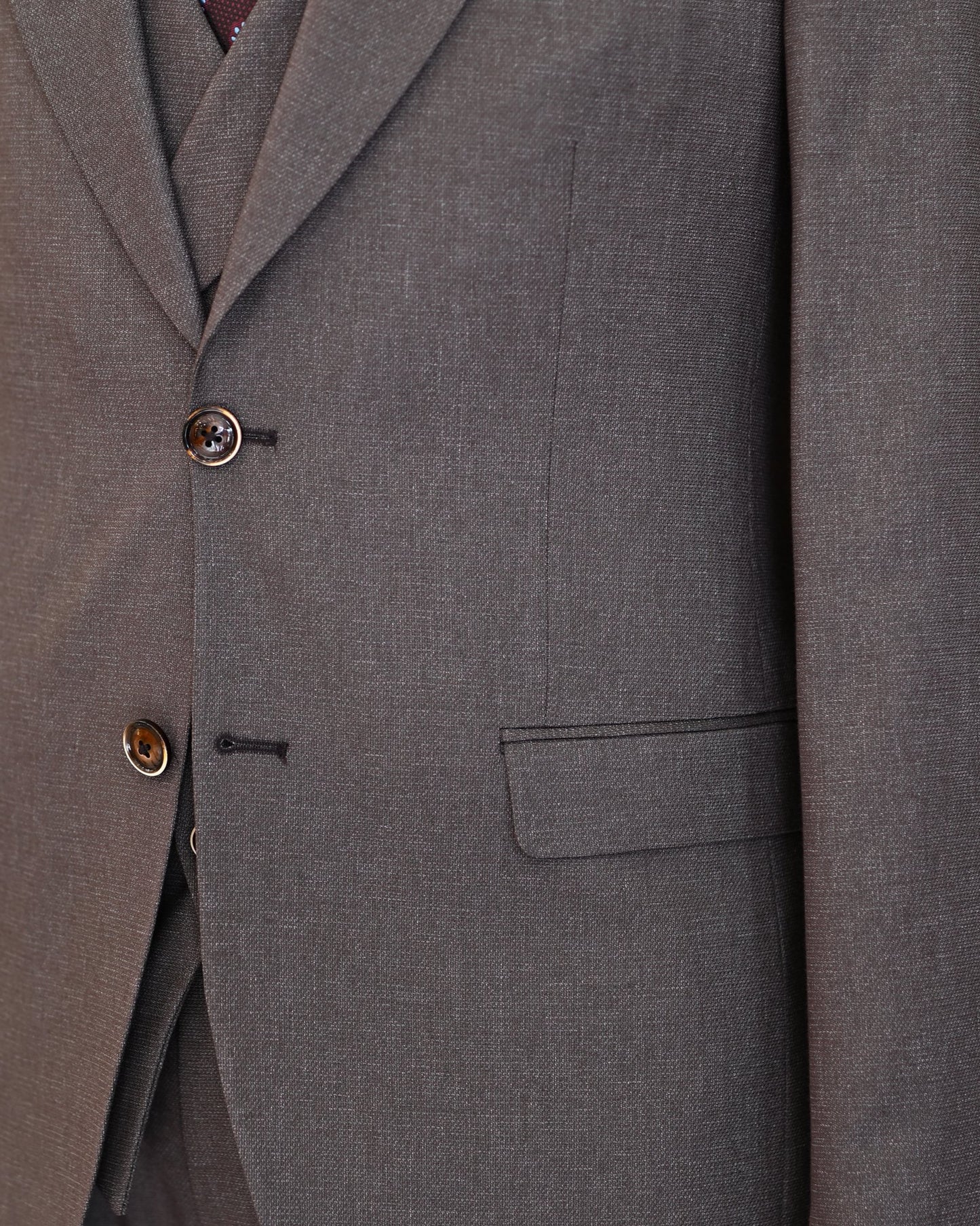 Norwood Brown Solid Slim Fit Suit