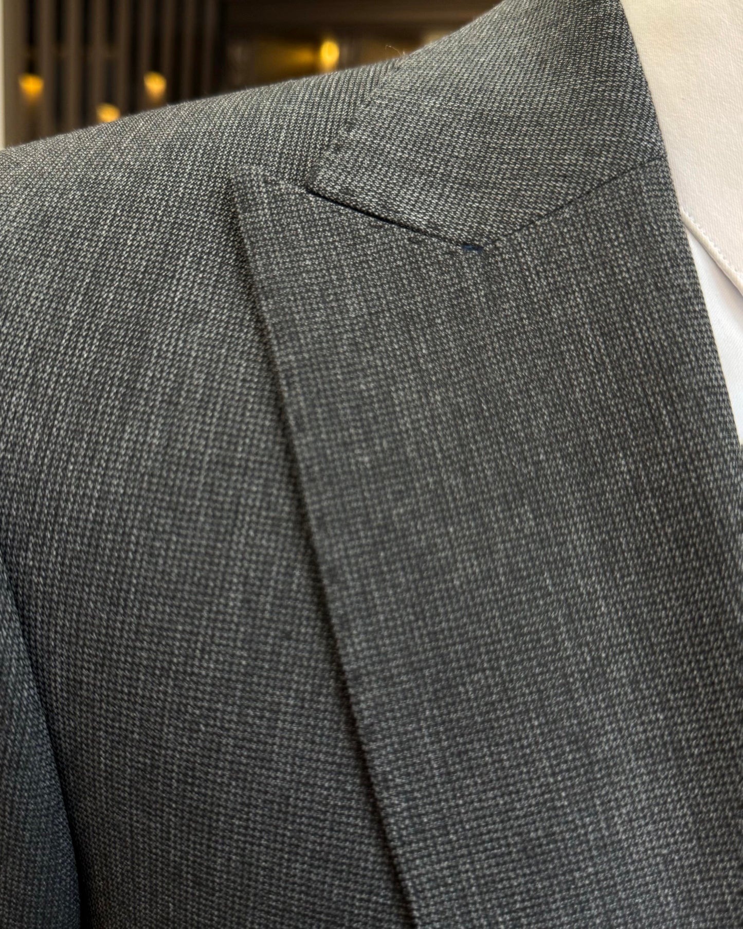 Leopold Anthracite Solid Slim Fit Suit
