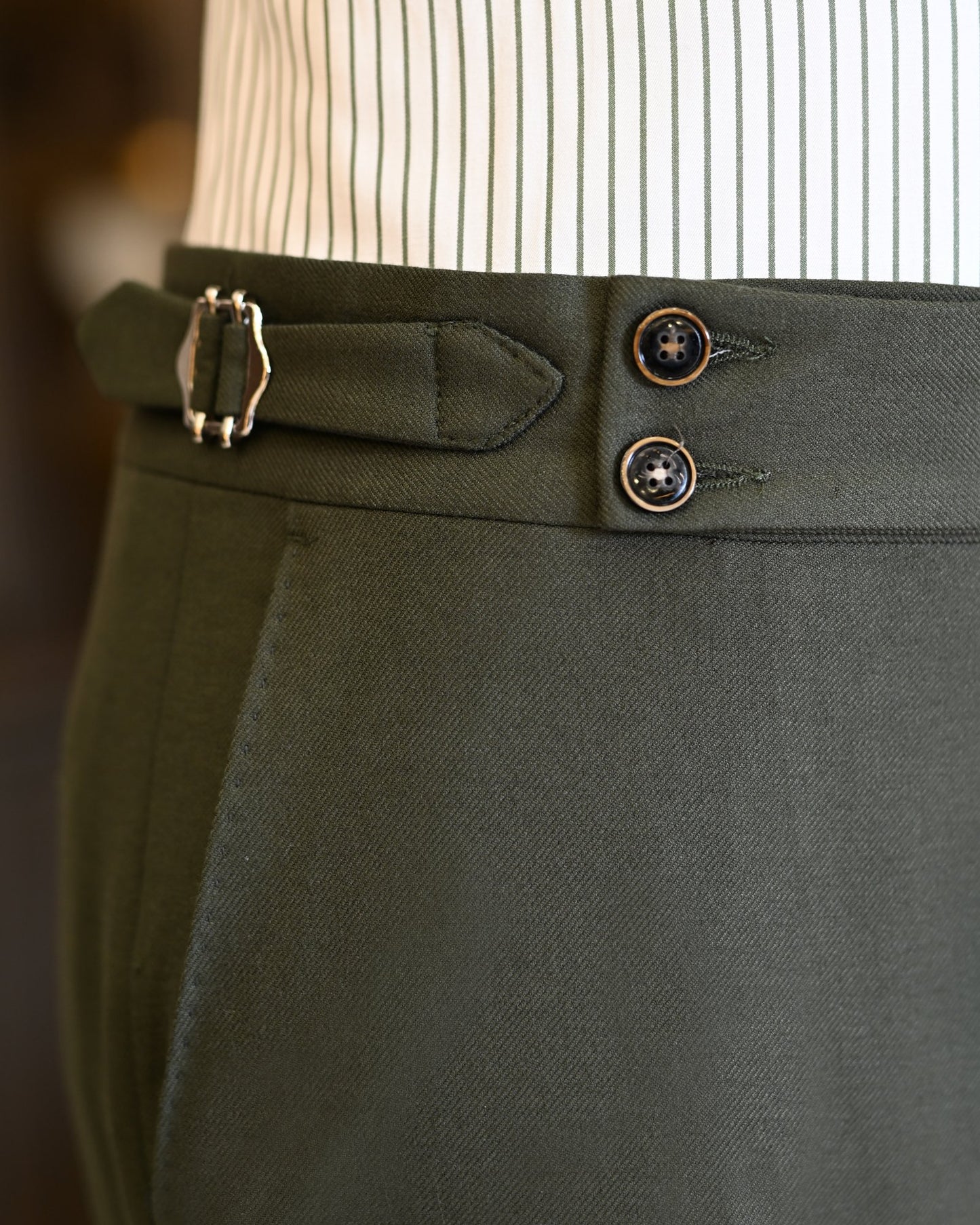 Trenton Green Solid Slim Fit Suit